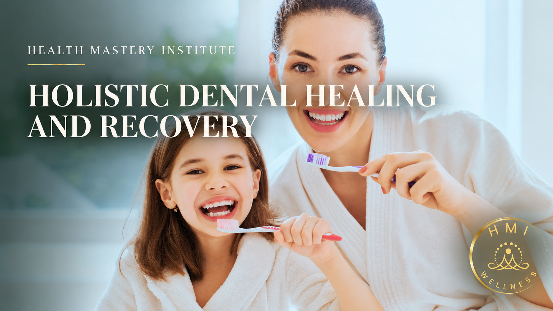 Holistic Dental Healing and Recovery — original HMI Wellness program cover